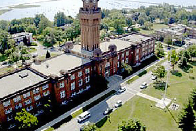 Great Lakes Naval Training Center Aerial
