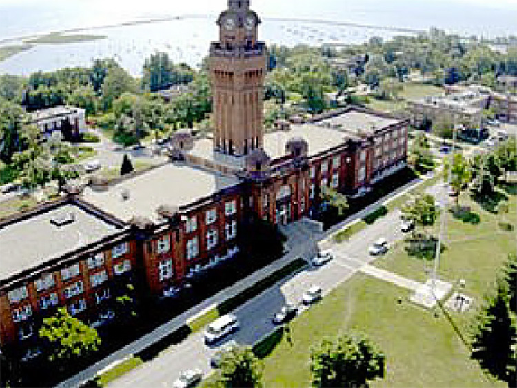 Great Lakes Naval Training Center Aerial